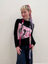 Skinny scarf pink/purple-TATi-APOC STORE