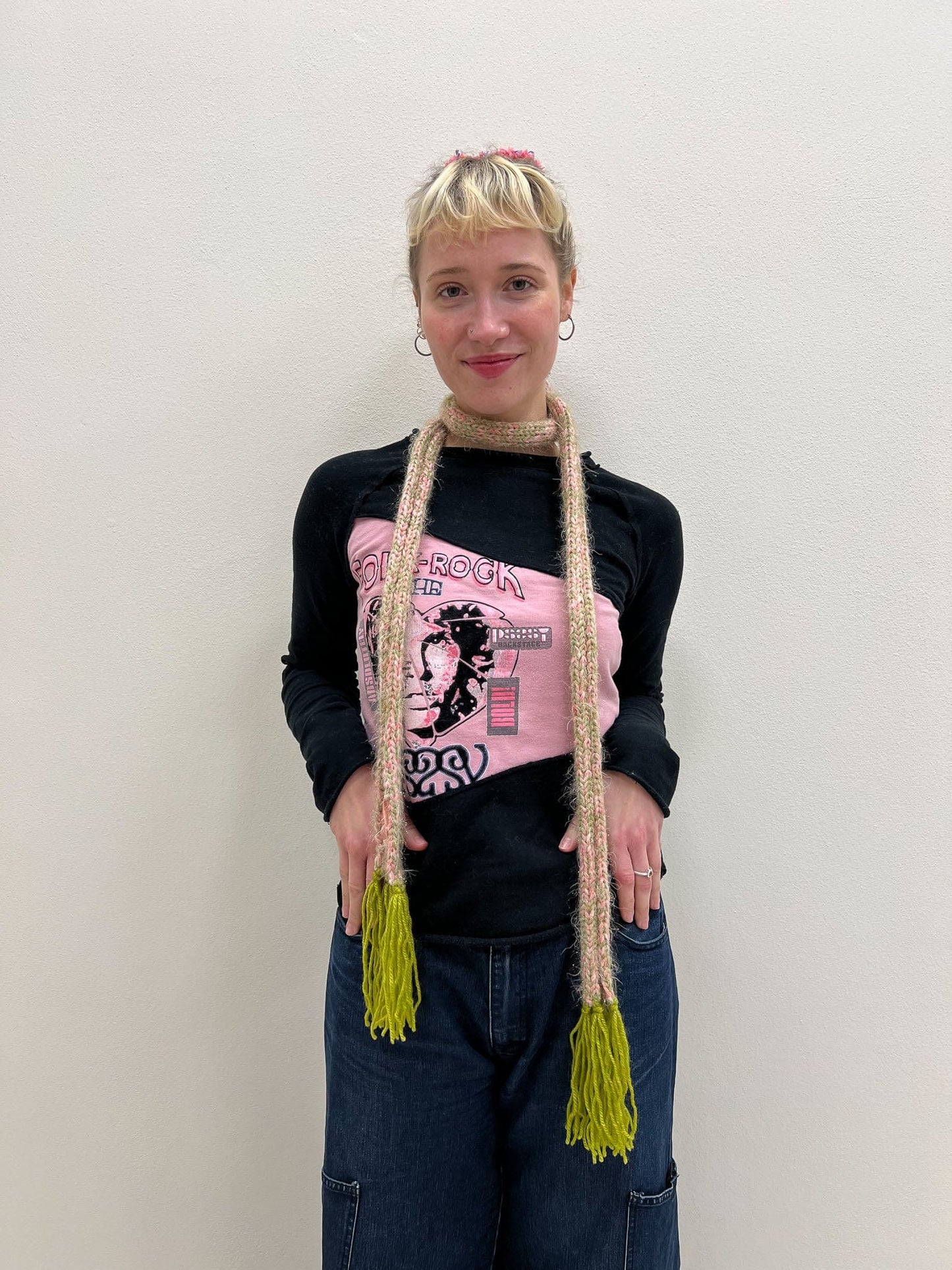 Skinny scarf green-TATi-APOC STORE