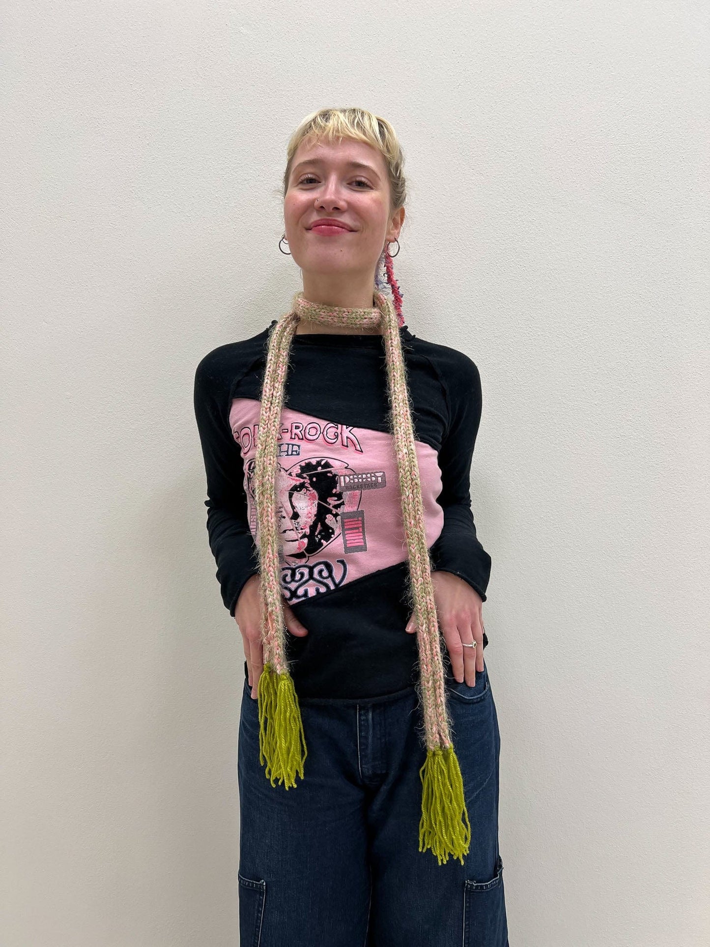 Skinny scarf green-TATi-APOC STORE