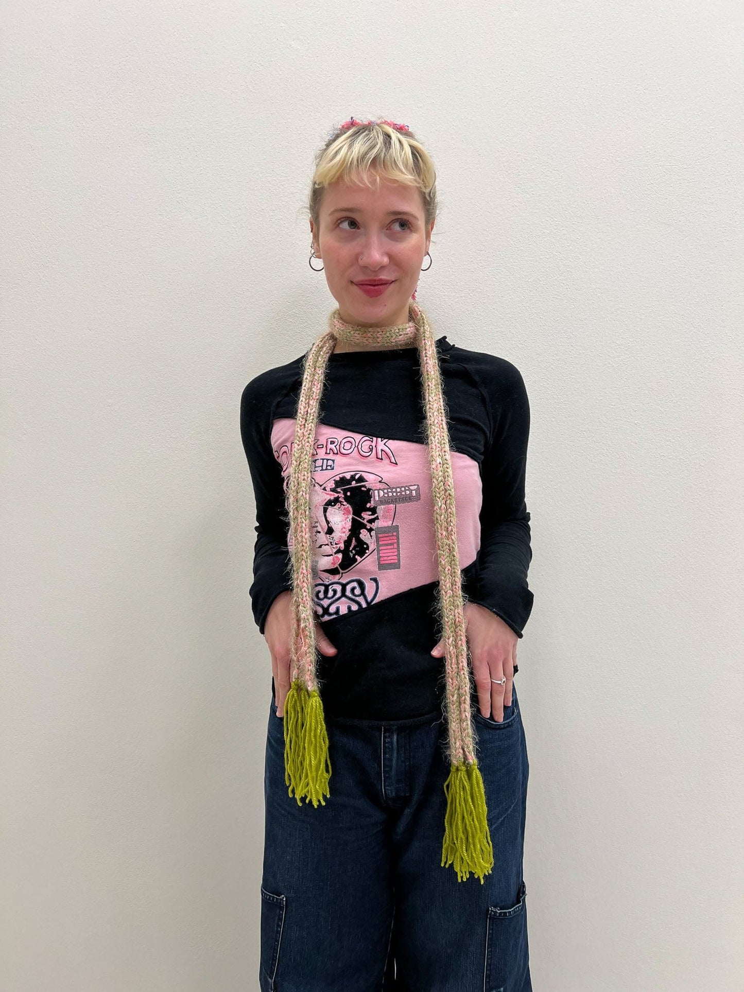 Skinny scarf green-TATi-APOC STORE