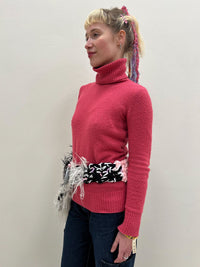 FREJA hairy belt rosé-TATi-APOC STORE
