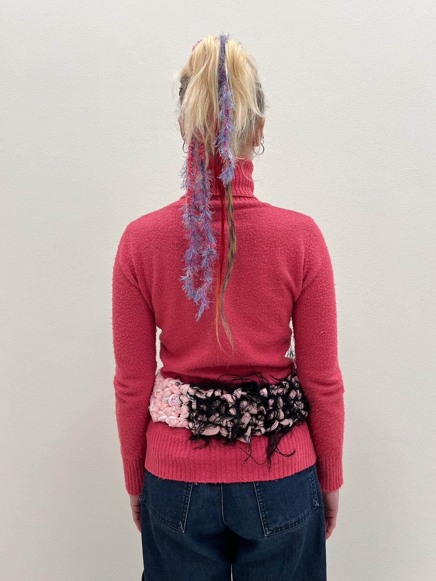 FREJA hairy belt rosé-TATi-APOC STORE