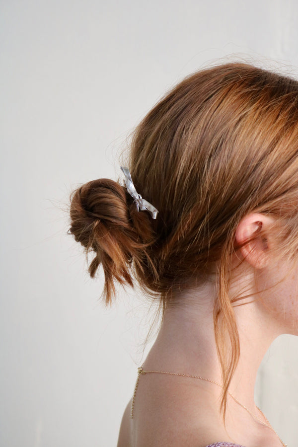 Burnt Ribbon Hair Pin-Nadia Ridiandries-APOC STORE