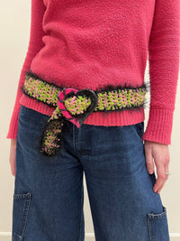 Heart buckle belt green-TATi-APOC STORE