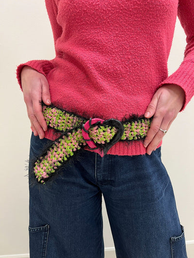 Heart buckle belt green-TATi-APOC STORE