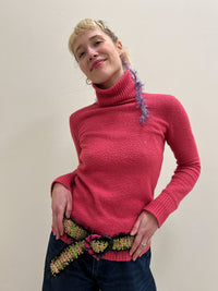 Heart buckle belt green-TATi-APOC STORE
