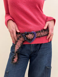 Heart buckle belt rosé-TATi-APOC STORE