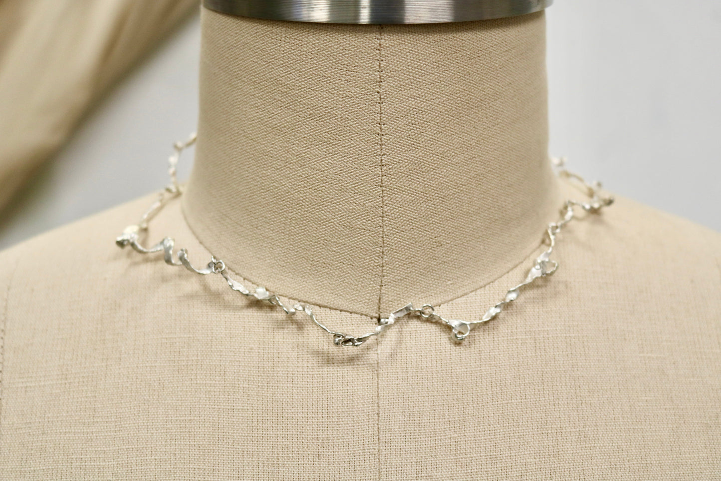 Burnt Ribbon Choker-Nadia Ridiandries-APOC STORE