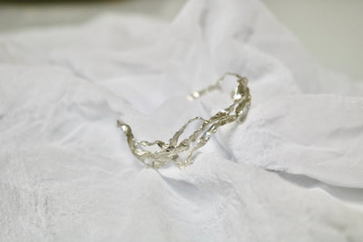 Burnt Bow Cuff Bracelet-Nadia Ridiandries-APOC STORE