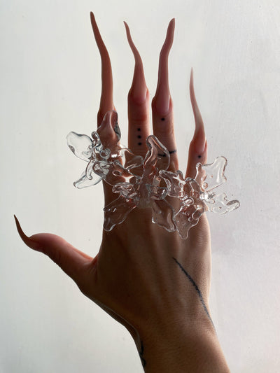 Mutant flower Ring-Pia Glassworks-APOC STORE