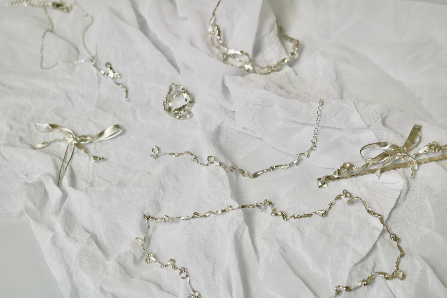 Burnt Bow Cuff Bracelet-Nadia Ridiandries-APOC STORE