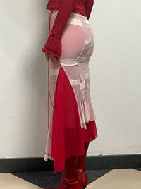 Draped Midi Skirt-Nastyamasha-APOC STORE