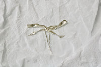 Burnt Ribbon Hair Pin-Nadia Ridiandries-APOC STORE