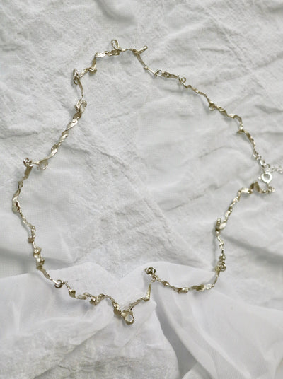 Burnt Ribbon Choker-Nadia Ridiandries-APOC STORE