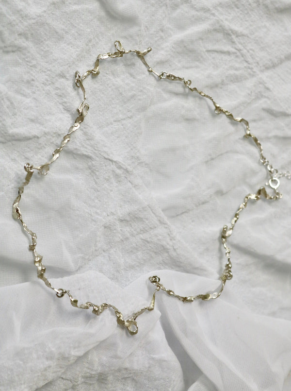 Burnt Ribbon Choker-Nadia Ridiandries-APOC STORE