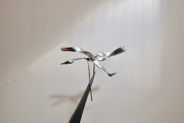 Burnt Ribbon Hair Pin-Nadia Ridiandries-APOC STORE