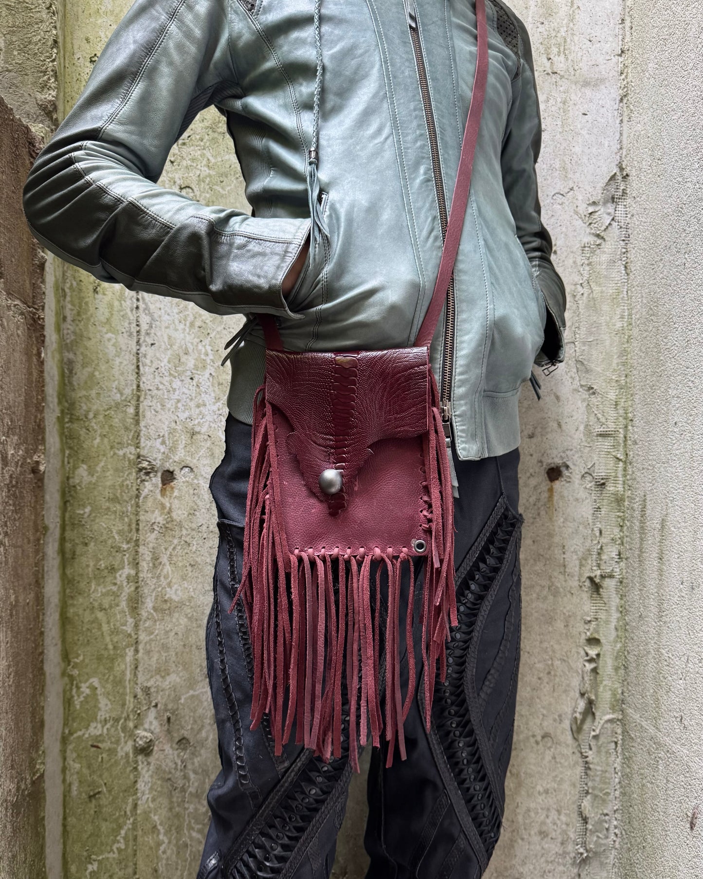 Medicine bag red-Greco-APOC STORE