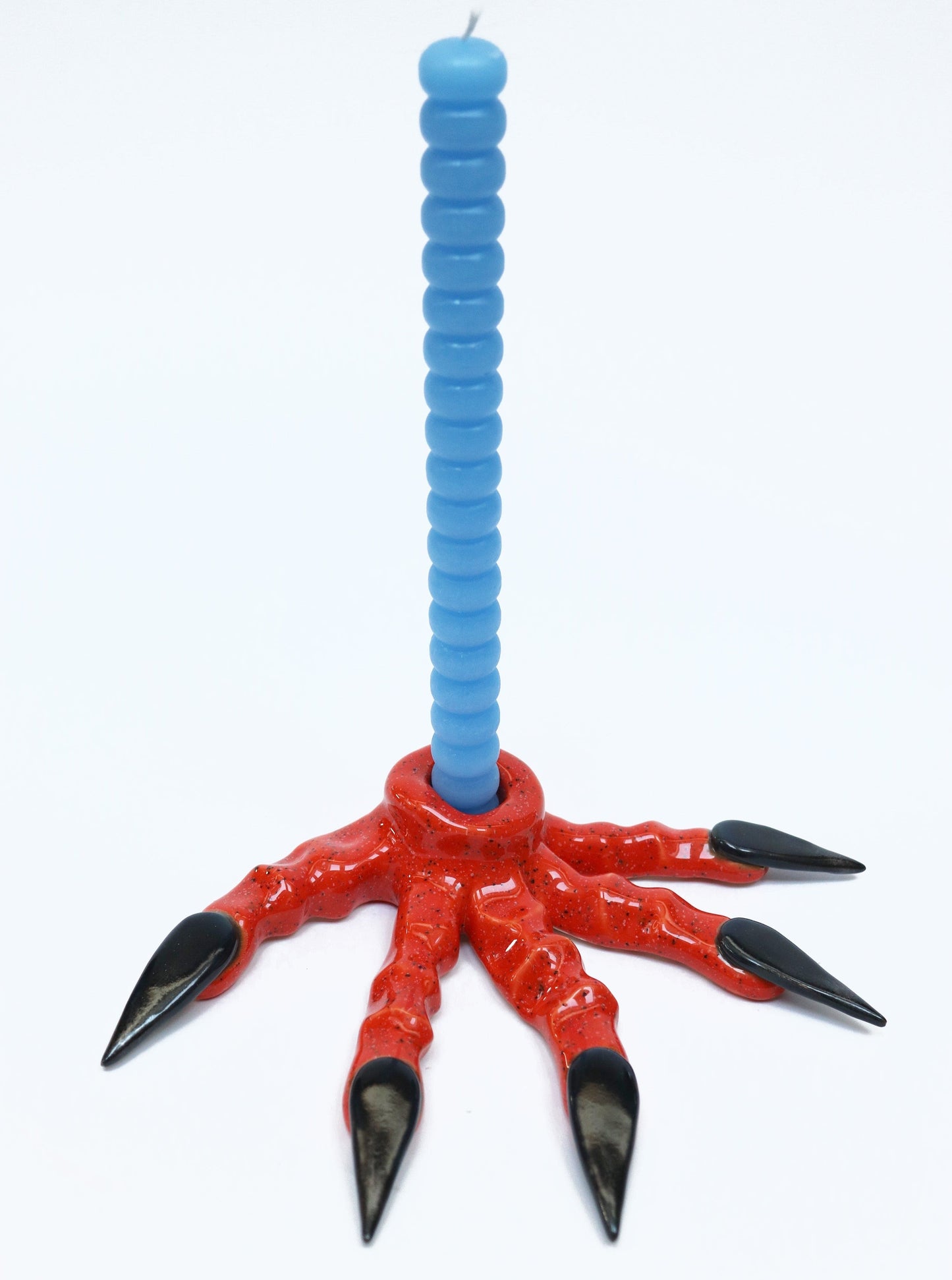 Orange and black Paw Candlestick-Naomi Gilon-APOC STORE