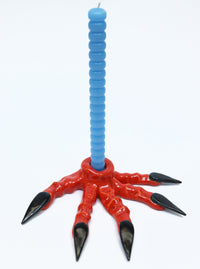 Orange and black Paw Candlestick-Naomi Gilon-APOC STORE
