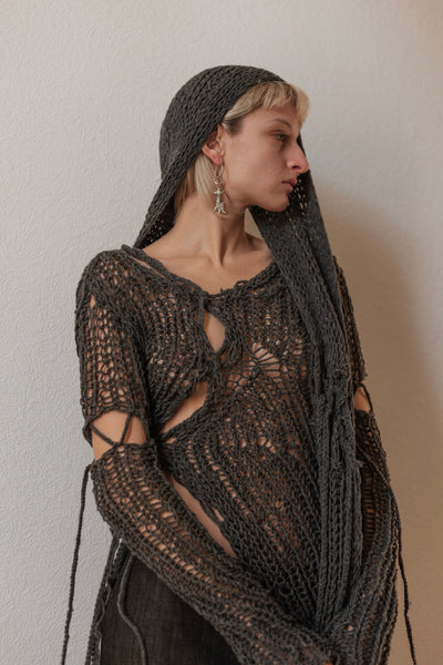 Tied Parts Sweater-V4K-APOC STORE