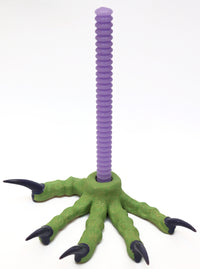 Green and purple Paw Candlestick-Naomi Gilon-APOC STORE