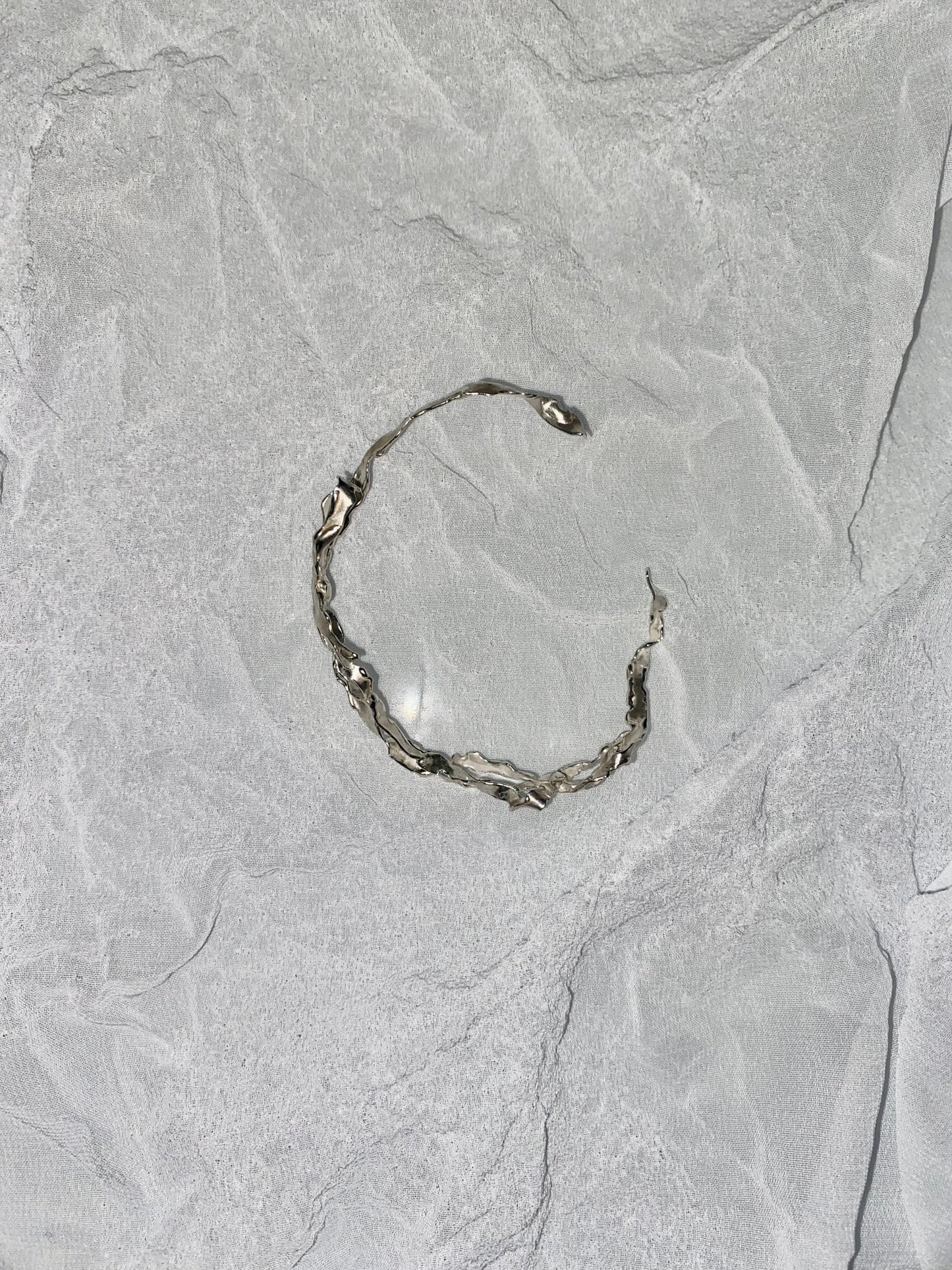 Burnt Bow Cuff Bracelet-Nadia Ridiandries-APOC STORE