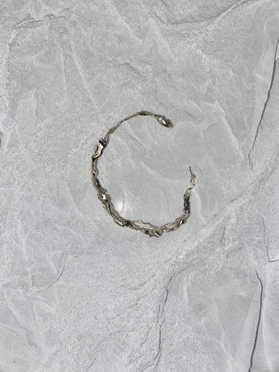 Burnt Bow Cuff Bracelet-Nadia Ridiandries-APOC STORE