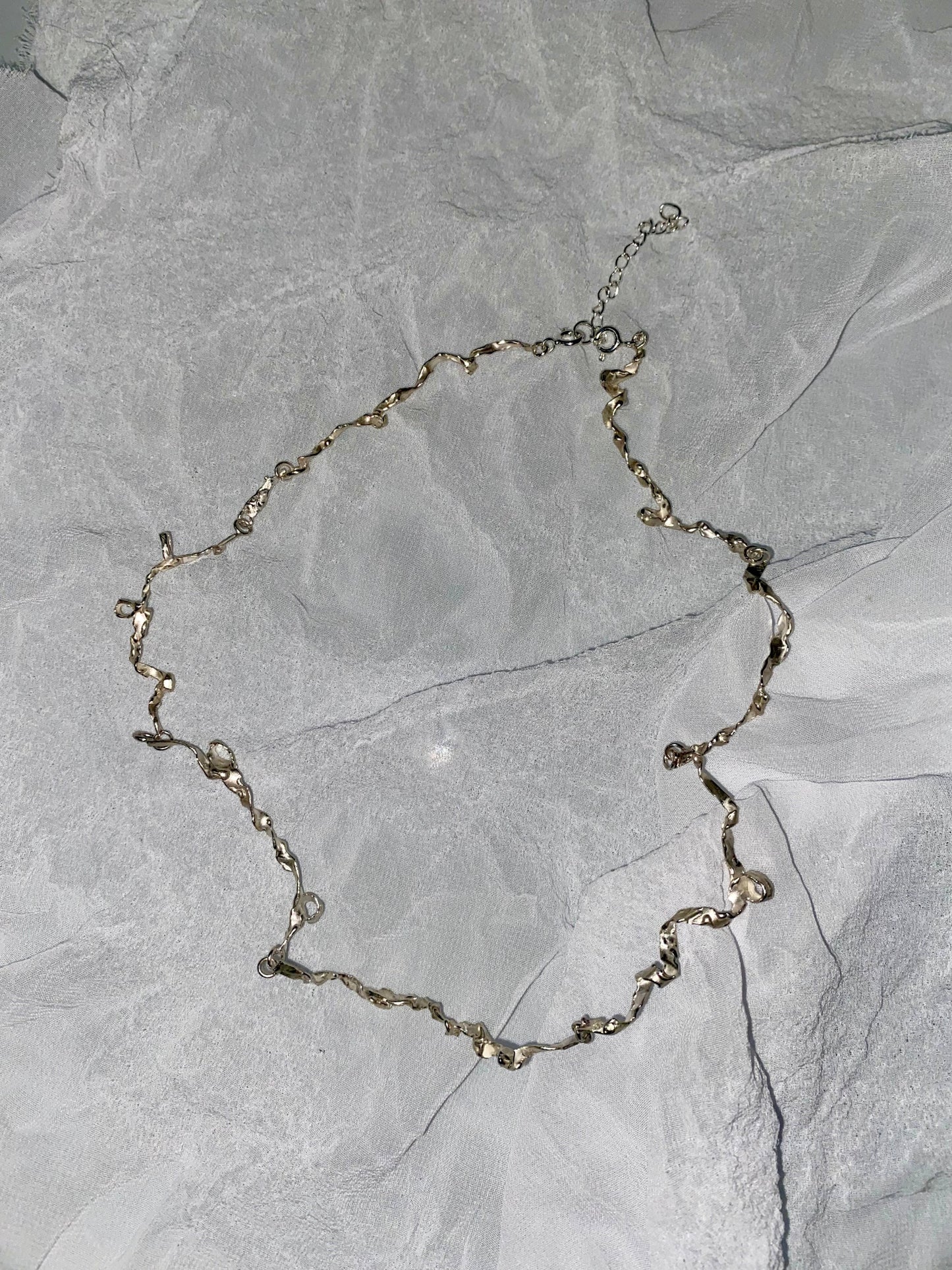 Burnt Ribbon Choker-Nadia Ridiandries-APOC STORE