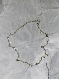 Burnt Ribbon Choker-Nadia Ridiandries-APOC STORE