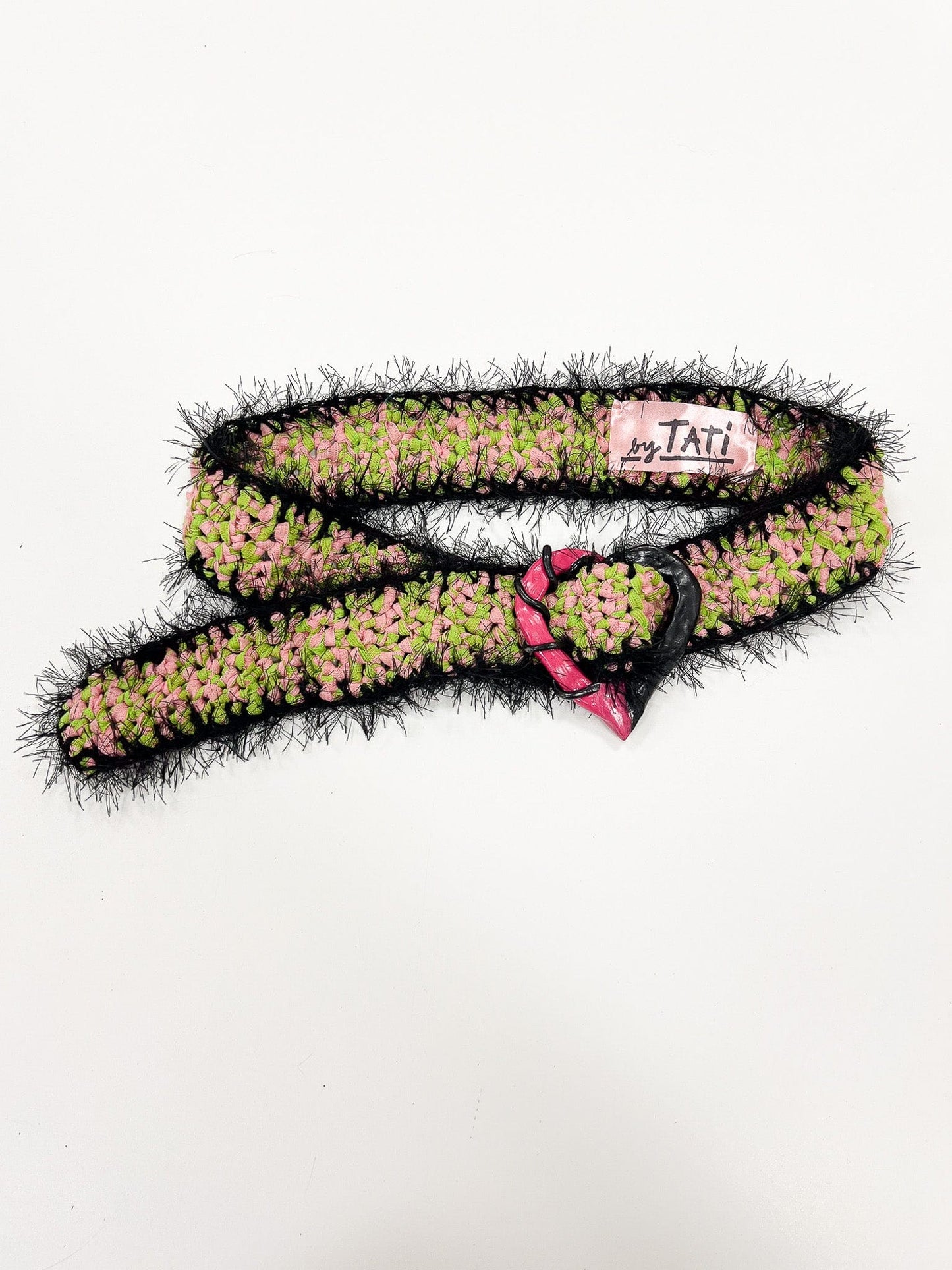Heart buckle belt green-TATi-APOC STORE