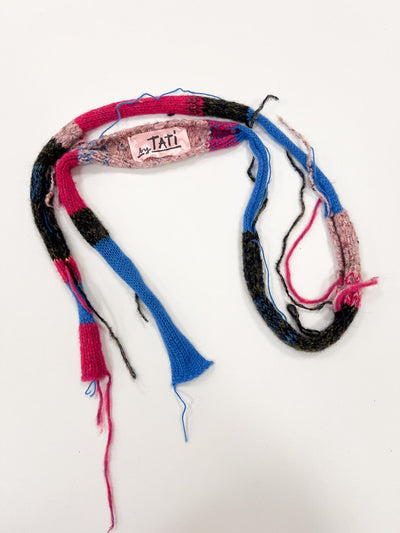 Skinny scarf pink/blue-TATi-APOC STORE
