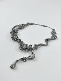 CHUM NECKLACE (PEWTER )-ASTERISK-APOC STORE