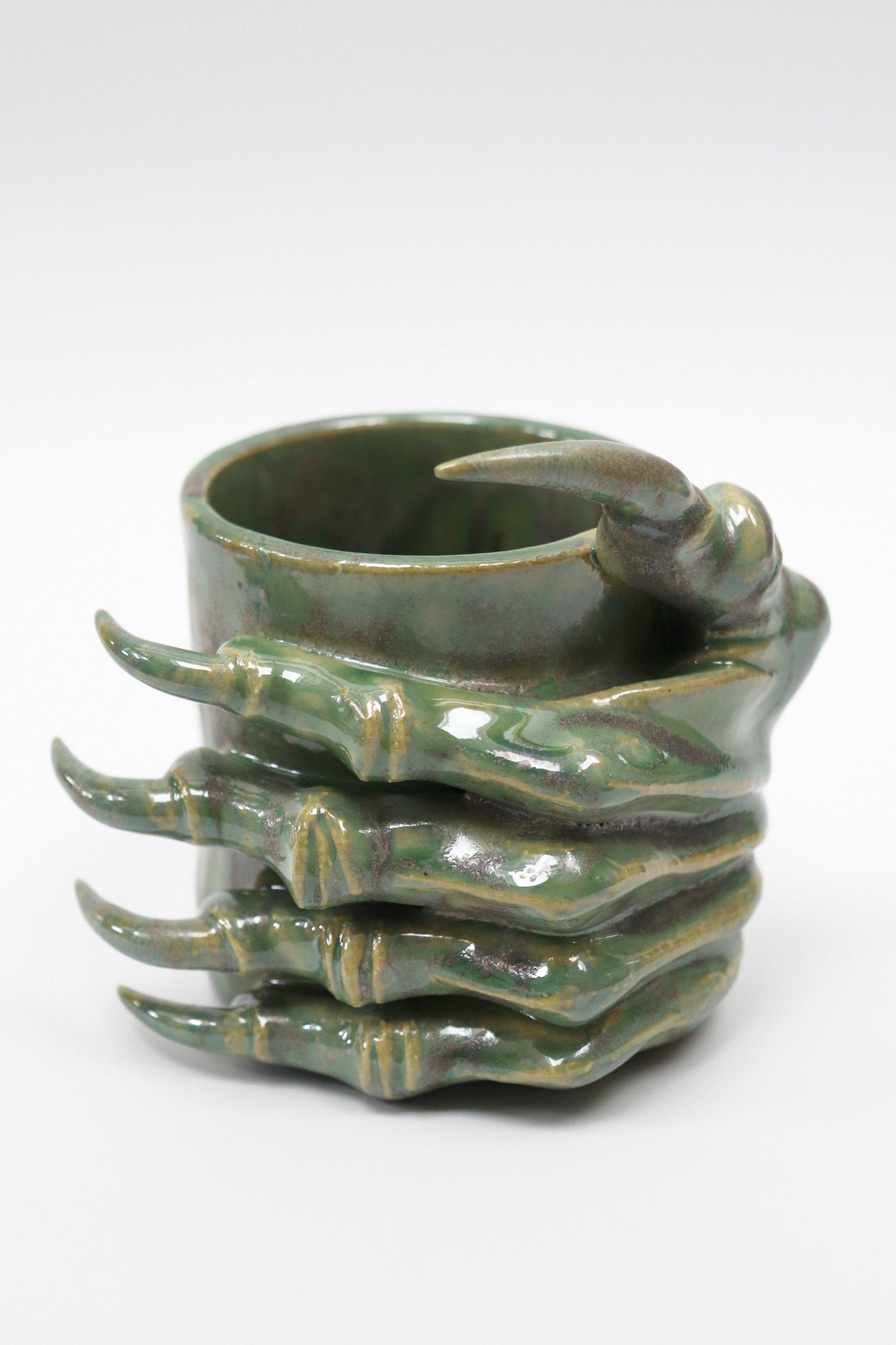 Green Monstrous Cup & Plate-Naomi Gilon-APOC STORE