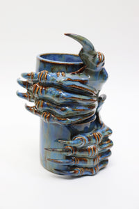 Blue Monstrous Cups & Plate-Naomi Gilon-APOC STORE