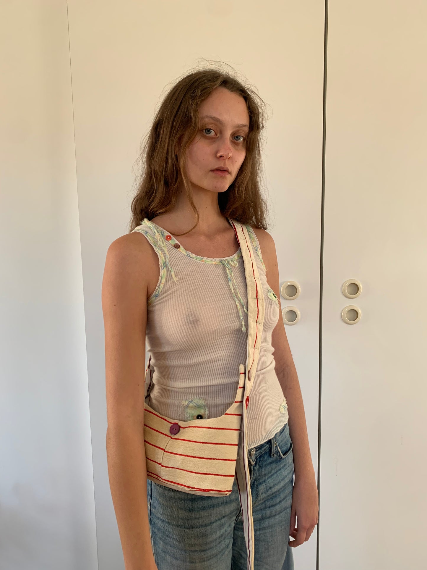 1 OF 1 MATTEO MINI BAG (striped)-GARBAGE CORE-APOC STORE