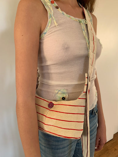 1 OF 1 MATTEO MINI BAG (striped)-GARBAGE CORE-APOC STORE