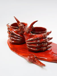 Lava Monstrous Cups & Plate-Naomi Gilon-APOC STORE