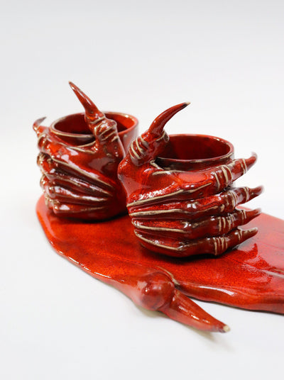 Lava Monstrous Cups & Plate-Naomi Gilon-APOC STORE