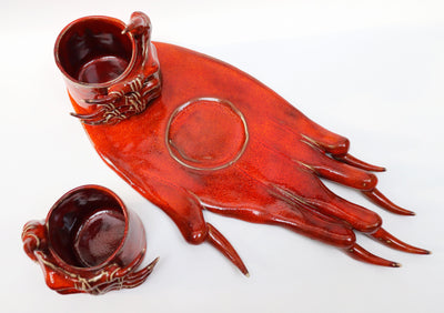 Lava Monstrous Cups & Plate-Naomi Gilon-APOC STORE