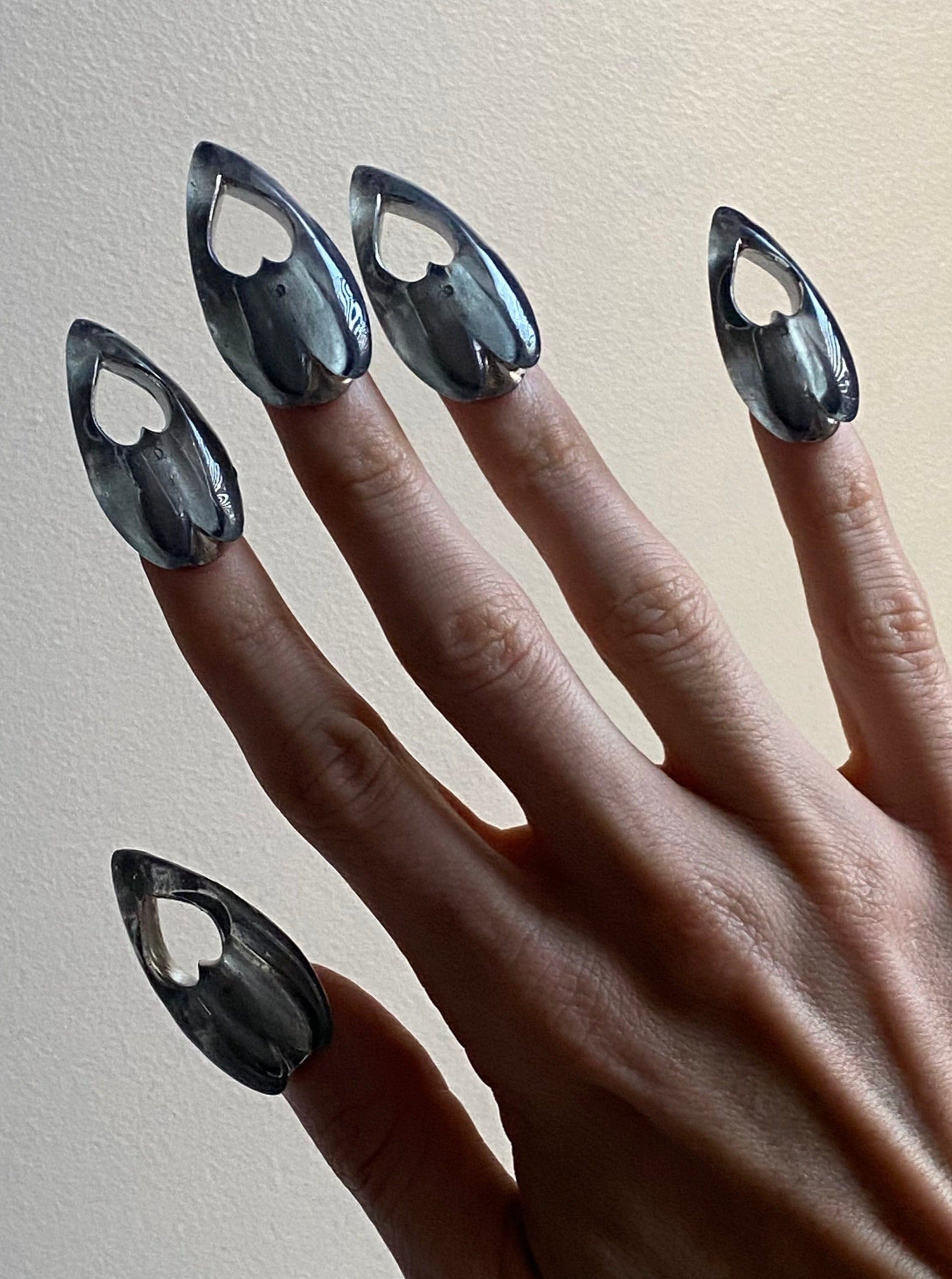 Concrete Love Nail Set-Texto Dallas-APOC STORE