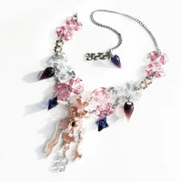 Hare Joint necklace Brown Purple-886lab-APOC STORE