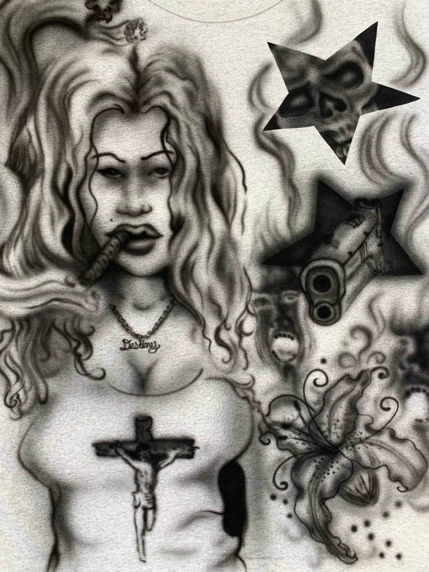 Destiny Airbrush Tee-Spacebrat-APOC STORE