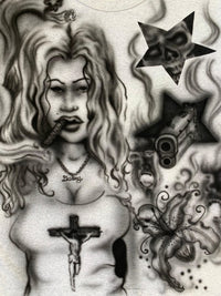 Destiny Airbrush Tee-Spacebrat-APOC STORE