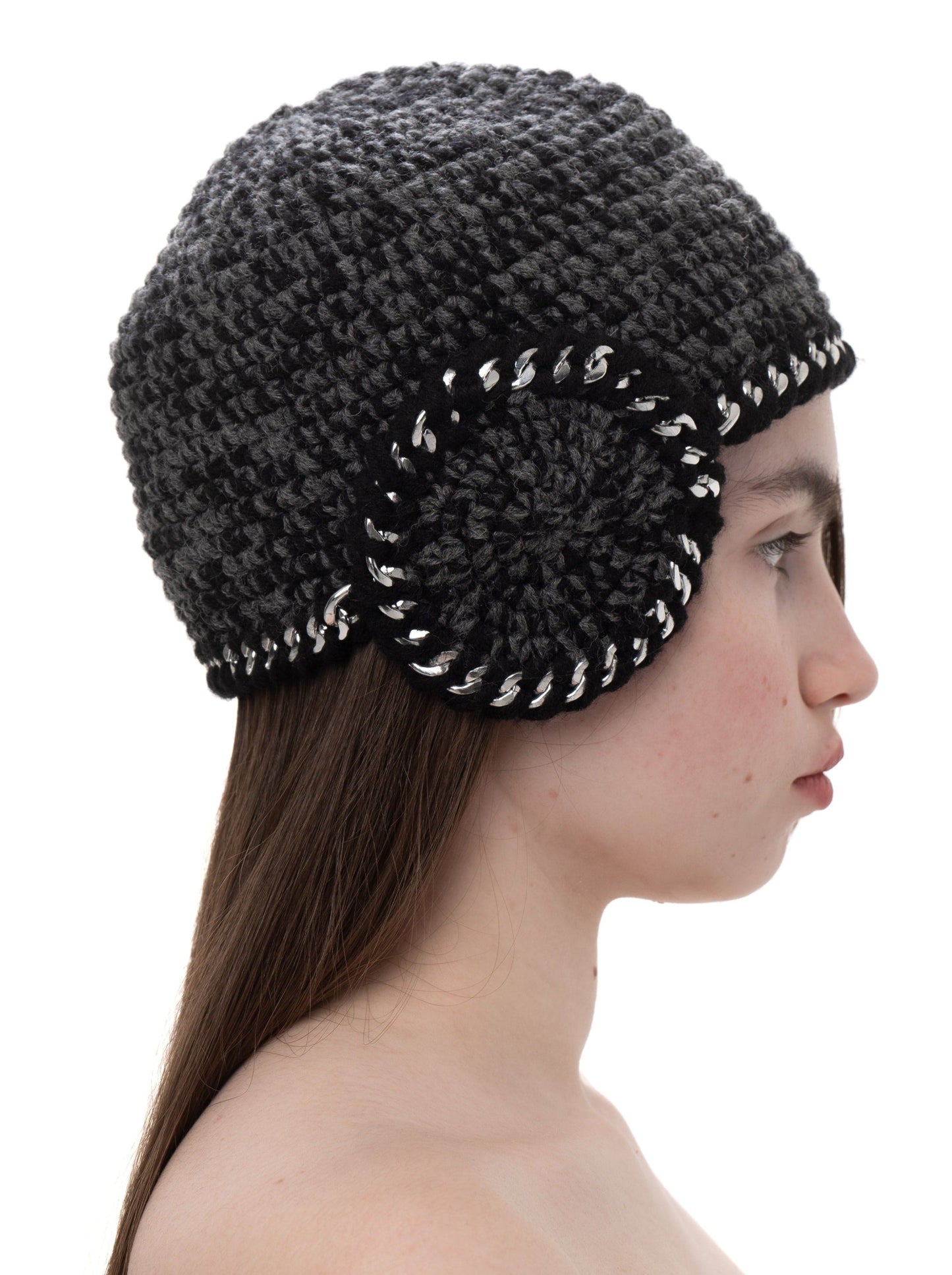 CROCHET METAL CHAIN CAP-Urte Kat-APOC STORE