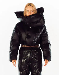 HYDRA SHORT PUFFER - BLACK-Izzy Du-APOC STORE