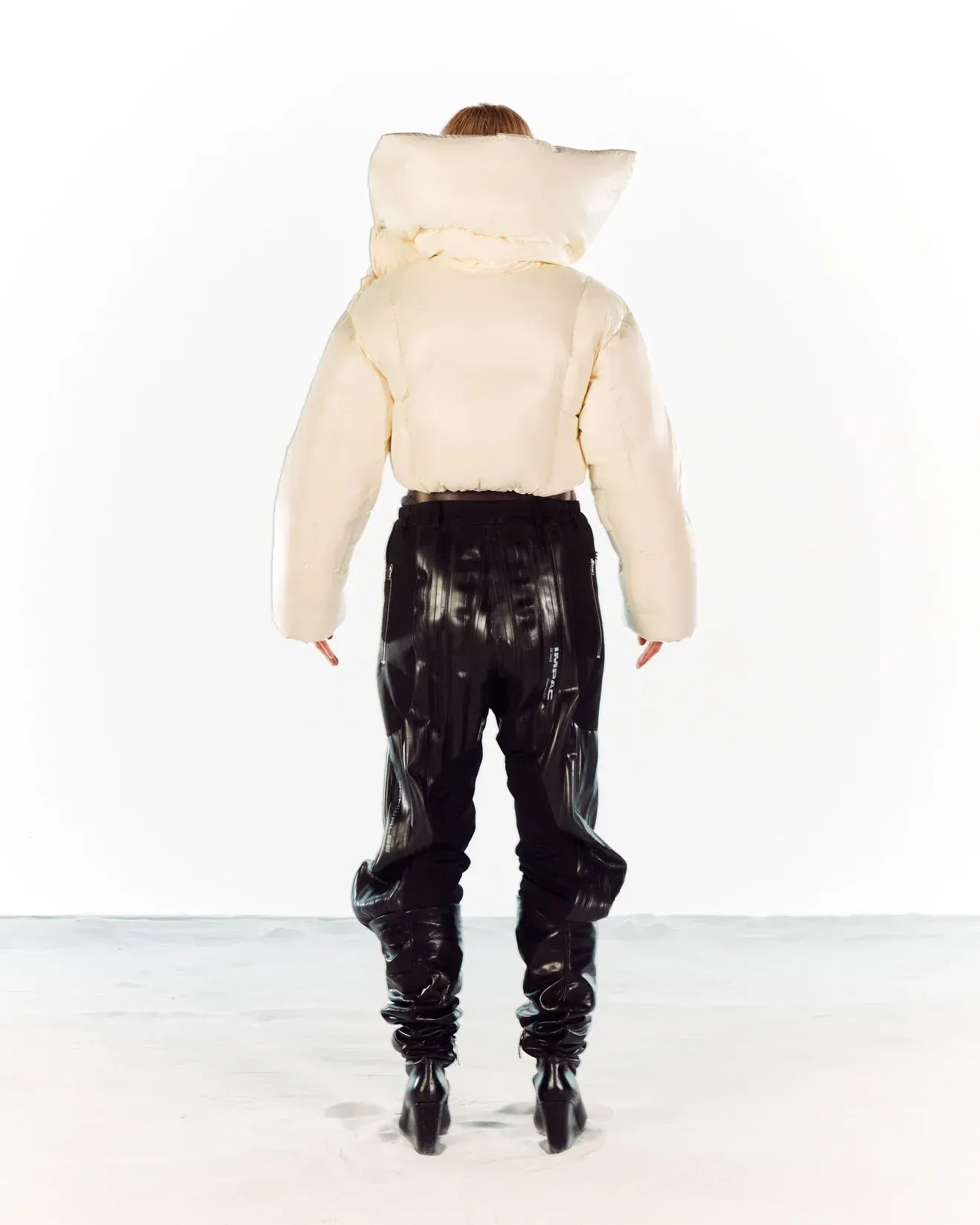 HYDRA SHORT PUFFER - CREAM-Izzy Du-APOC STORE