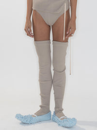 STEVIE KNIT SEAM SOCKS-Issa Eakin-APOC STORE