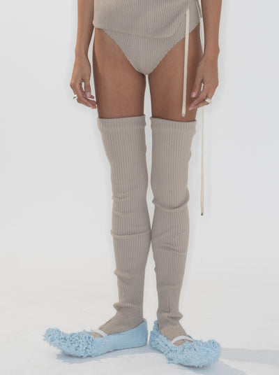 STEVIE KNIT SEAM SOCKS-Issa Eakin-APOC STORE