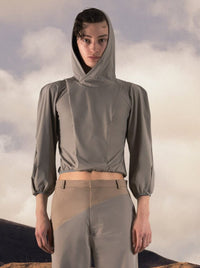 Hoodie top Grey-Izzy Du-APOC STORE