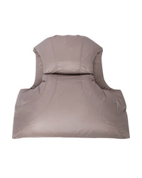 HALO Puffer vest beige-Izzy Du-APOC STORE